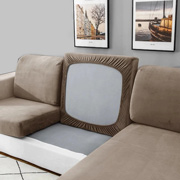 Чохол на диванну подушку-сидушку мікрофібра Homytex пісочний