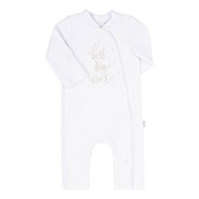 Комбінезон-чоловічок КБ175 велюр Bembi 100-білий