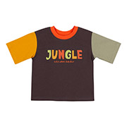 Футболка для хлопчика ФБ977 супрем Бембі YZ0-чорний-різнобарвний