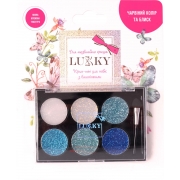 Крем-тіні для повік з блискітками Lukky T16126