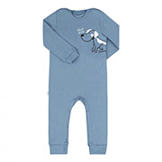 Комбінезон-чоловічок для хлопчика КБ201 інтерлок Bembi 40D-блакитний