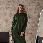 Джемпер в'язаний Katrin new Art Knit олива