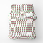 Постільна білизна Зигзаг бязь Home Line лілово-зелений