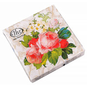 Набір серветок паперових 20 шт 32х32 см Краса Ideal Home 694-010