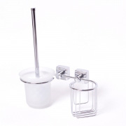 Йоржик для унітазу з підставкою і кошиком для освіжувача повітря Besser 8813A