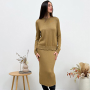 Спідниця в'язана Jolie Art Knit кемел