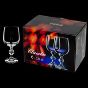 Набір келихів для вина Claudia 230мл Bohemia