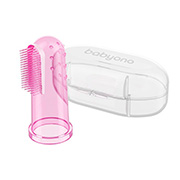 Зубна щітка для масажу ясен BabyOno 723 рожева