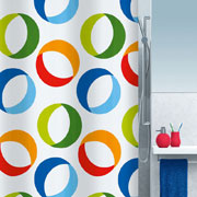 Шторка для ванной Spirella Rings
