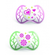 Пустушка ортодонтична Nuvita Air 0м NV7060Girl