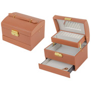 Органайзер для прикрас 16х12х10.5 см Lefard 819-037 теракотовий