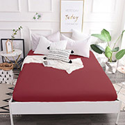 Простирадло на гумці 19-1655 Garnet Mikrosatin Premium MirSon