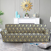 Трикотажний чохол на тримісний диван Love you 68