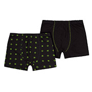 Трусики-боксерки для хлопчика 2 шт Бембі НБ17 чорний