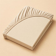 Простирадло трикотажне на гумці Ideia бежевий