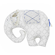 Декоративна подушка-іграшка Прованс Слон ажур