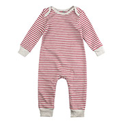 Комбінезон-чоловічок для дівчинки КБ149 шардон-інтерлок Bembi X32-сірий-рожевий-смужка