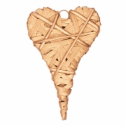 Сердце ротанговое 25х15см YES! Fun 974250 золотое