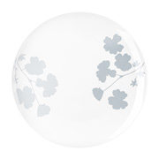 Тарілка десертна 19.2 см Capri Ardesto AR0419CWB біло-блакитна