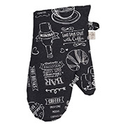 Рукавиця-прихватка Breakfast black Прованс