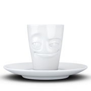 Чашка порцелянова 80 мл Espresso Impish Пустун Tassen TASS21101/TA біла