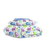 Дитяча постільна білизна в ліжечко DINO CS9 Cosas бірюзовий