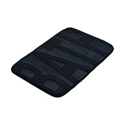 Килимок у ванну кімнату Basic 5 Bisk чорний