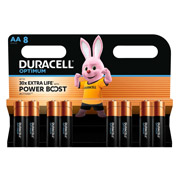 Лужні батарейки Duracell Optimum AA 1.5В LR6 8 шт