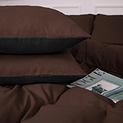 Наволочка 002-003 Black Brown фланель MirSon