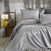 Покривало з наволочками Hazel a-gri жаккард Dantela Vita