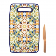 Дошка обробна з ножем 32х23 см Medicea Brandani 53717