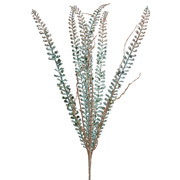 Ветка декоративная 85 см Папоротник YES! Fun 974581 бирюзовая глиттер