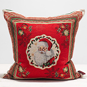 Декоративна новорічна наволочка гобеленова Villa Grazia Premium Фабрика подарунків