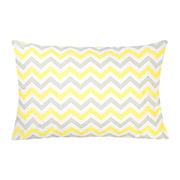 Наволочка бязева Зигзаг сіро-жовтий Home Line
