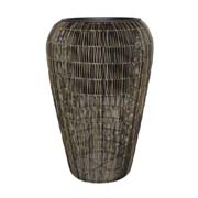 Кашпо з штучного ротанга 45x45x70 см Engard HA-06 коричневий