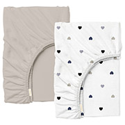 Набір простирадл на гумці Quartz Love ранфорс Cosas для дитячого ліжечка