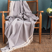 Плед бавовняний Athens Lefard сірий