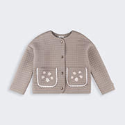 Жакет для дівчинки КФ256 капітоне Бембі H00-коричневий