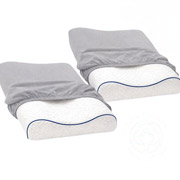 Набір наволочок трикотажних для ортопедичних та анатомічних подушок 2 шт Ideia сірий
