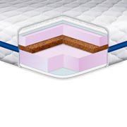 Матрац-топер Cocos-Mix трикотаж Eurosleep