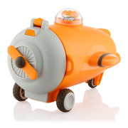 Пляшка для води 550 мл Plane Ardesto AR2255RO помаранчева