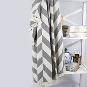 Плед-накидка Barine Fishbone black чорний