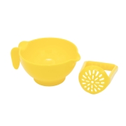 Набір для пюрірованія чаша з товкачем Baby Team AKT-6206 жовтий