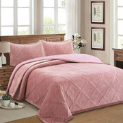 Покривало стьобане Velur Pink Soho