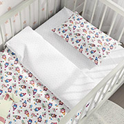 Постільна білизна в дитяче ліжечко Тепік Веселі гноми ТЕП