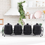 Набір для спецій Black 5 предметів Maestro MR20001-04CS