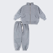 Спортивний костюм для хлопчика КС845 трикотаж-тринитка Бембі X00-сірий