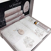 Набір Sanem La Maison 3 рушники та парфум для білизни