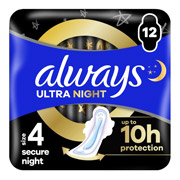 Прокладки гігієнічні 12 шт Always Ultra Secure Night Duo