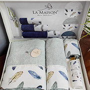 Набір Vera gri La Maison 3 рушники та парфум для білизни